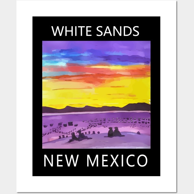 White Sands National Monument - WelshDesigns Wall Art by WelshDesigns